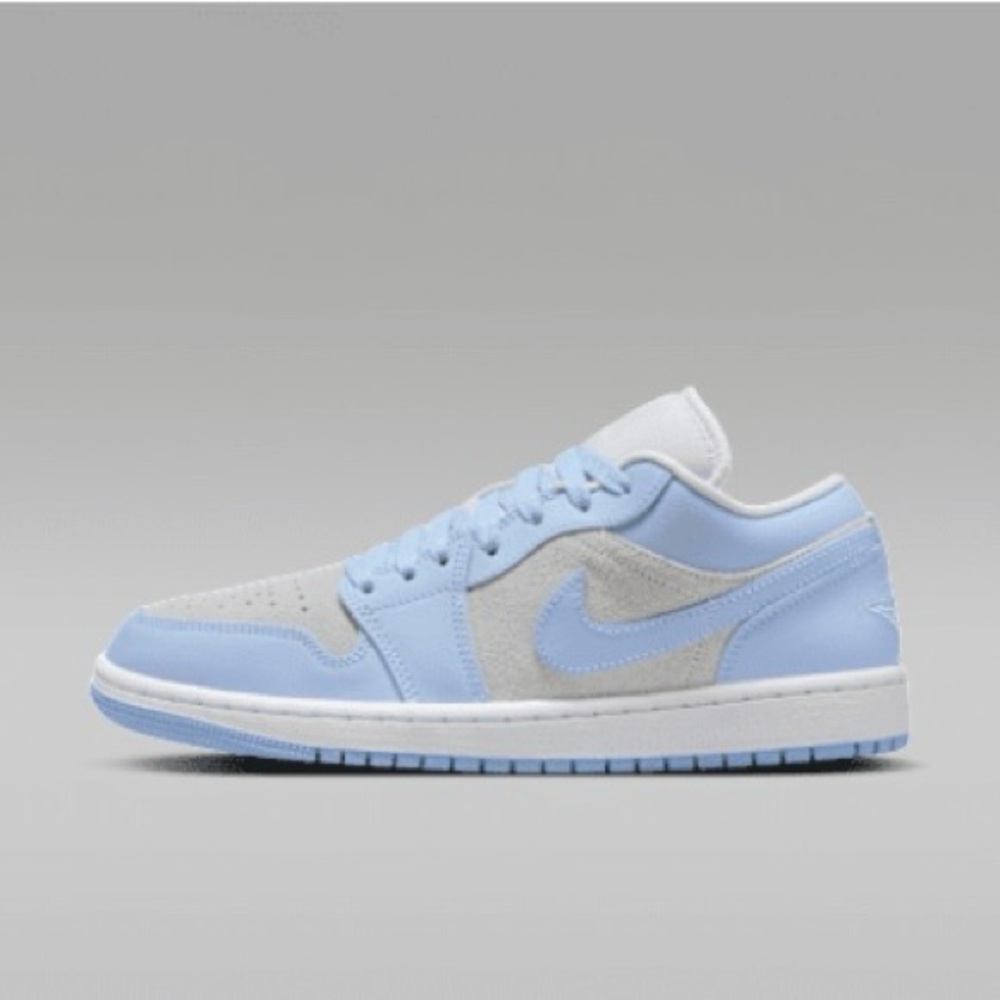 Air Jordan 1 Low Football Grey/White/Aluminum